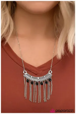 Paparazzi Necklace ~ Salsa Dancer - Black