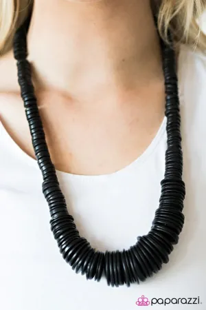 Paparazzi Necklace ~ SHORE Thing - Black