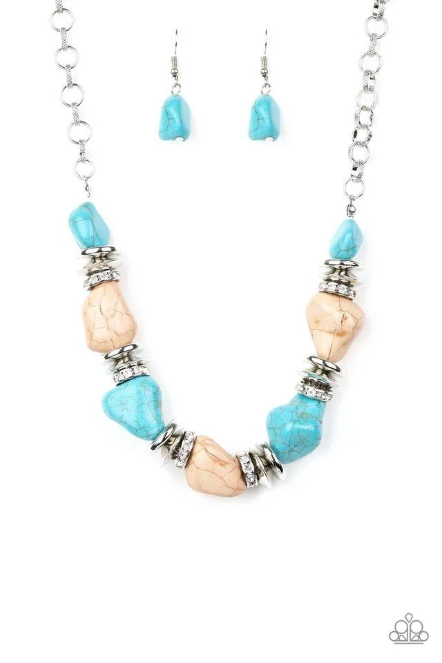 Paparazzi Necklace ~ Stunningly Stone Age - Multi