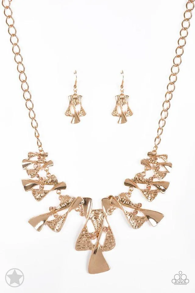 Paparazzi Necklace ~ The Sands of Time - Gold