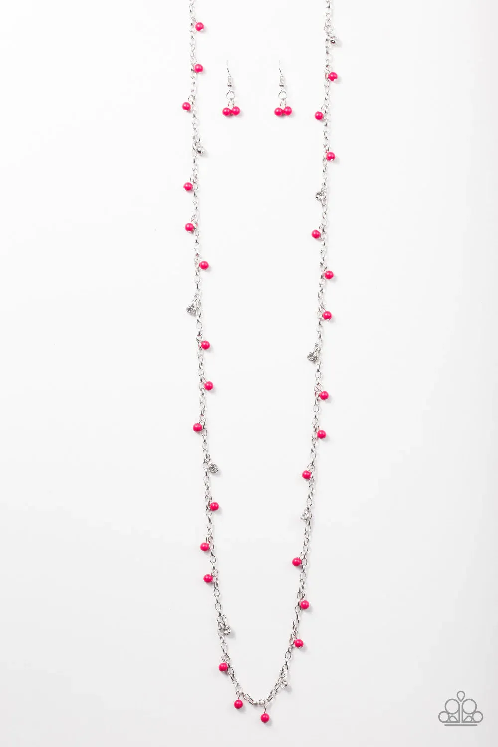 Paparazzi Necklace ~ The Whole Shebang - Pink