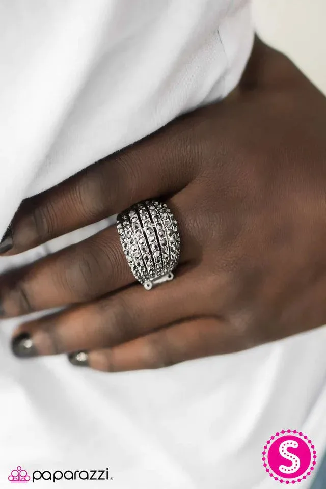 Paparazzi Ring ~ Mrs. Harry Winston - Silver