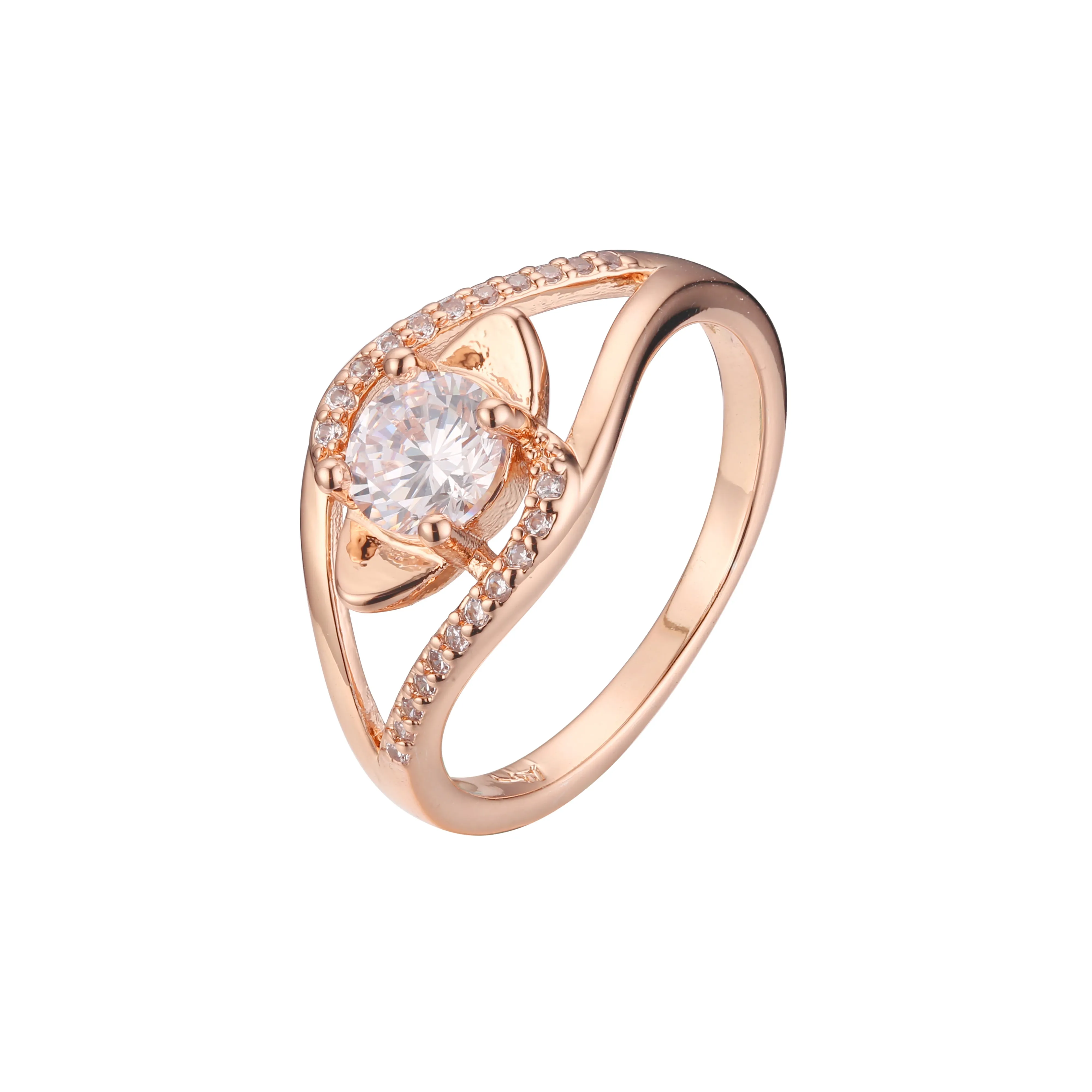 Rose Gold luxurious solitaire rings