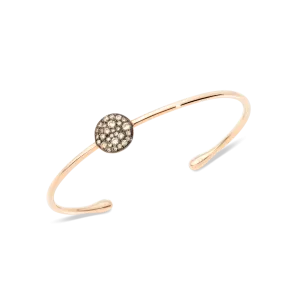 Sabbia bracelet with brown diamonds