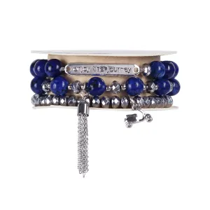 Soul Stacks Blue Lapis Bracelet - Journey