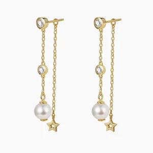 Stunning Drop Freshwater Pearl Earring Pendant