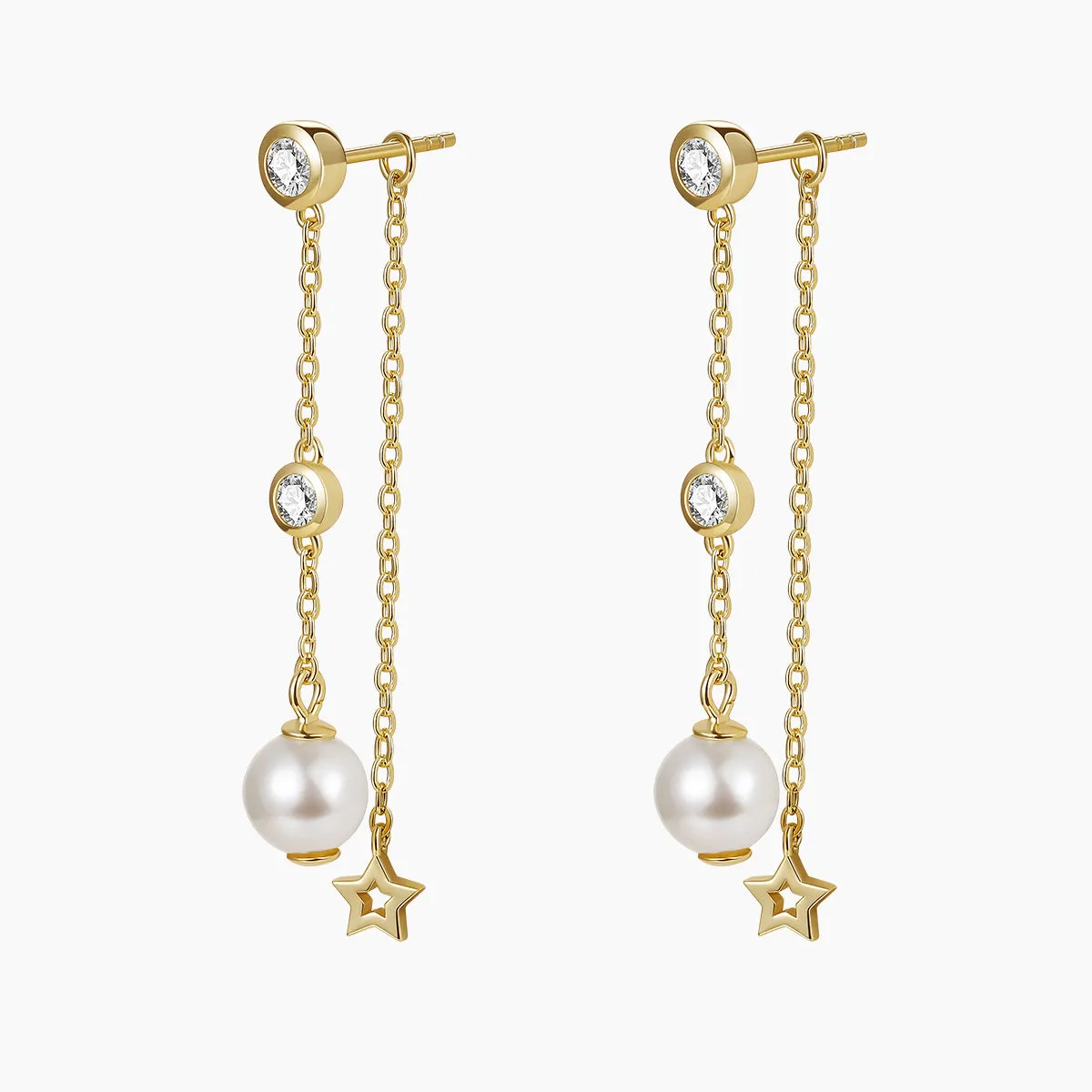 Stunning Drop Freshwater Pearl Earring Pendant