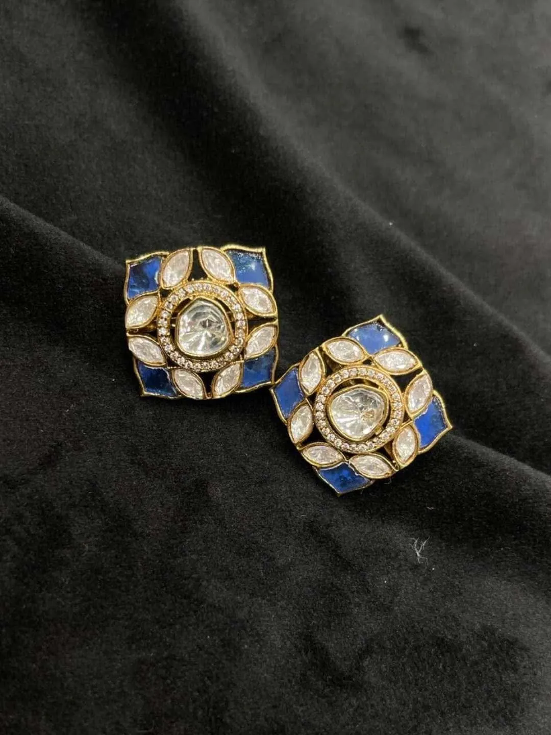 Stunning Uncut Polki Earring