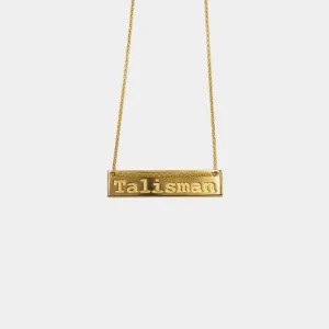 Talisman - necklace - gold plated