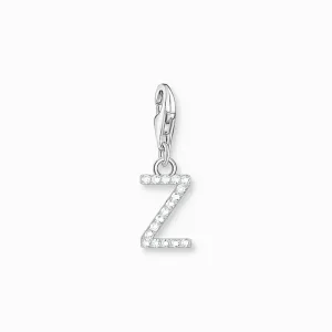 Thomas Sabo Charm Pendant Letter Z with White Stones