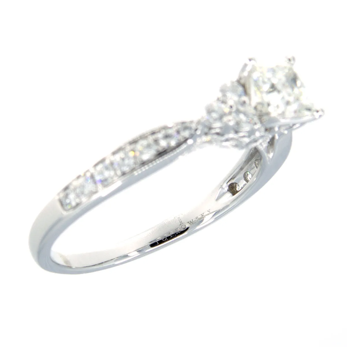 Tolkowsky 1.26ct Diamond Engagement Ring