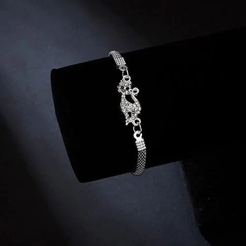 Trendy Silver Plated Crystal Bracelets Several Styles, Beautiful & Affordable!